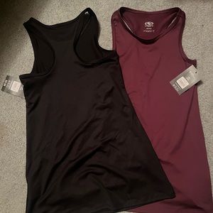 2 New Racerback Tank Tops XS